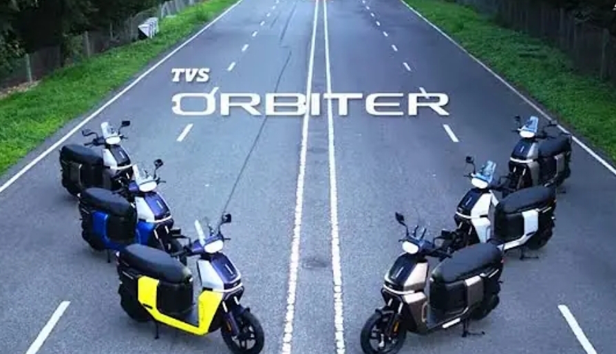 TVS orbiter इलेक्ट्रिक स्कूटर स्मार्ट शहरों के लिए स्मार्ट सवारी।